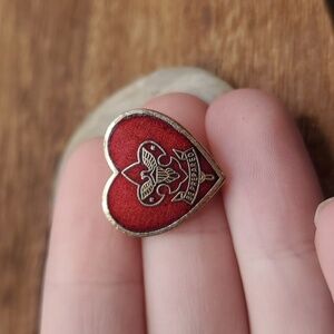 B719‎ be prepared usa veteran pin antique collectible